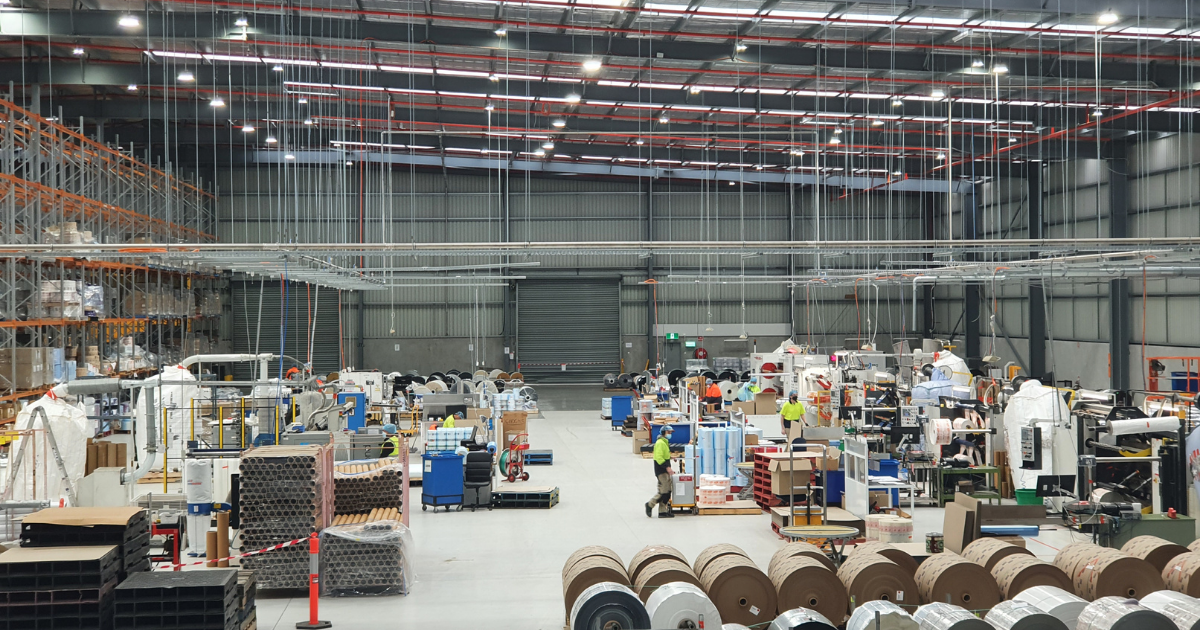 Commercial Electrical and Industrial Automation for Dandenong South | Relocation of 2 Manufacturing sites & Warehouse Fitout - Teoma